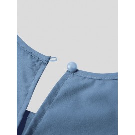 Mens Cutout Sleeves Round Neck Loose T-shirts