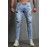 Men Ripped Slim Fit Skinny Jeans